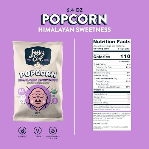 Lesserevil Lesserevil, Popcorn Bowl Sweet Organic, 7 Ounce