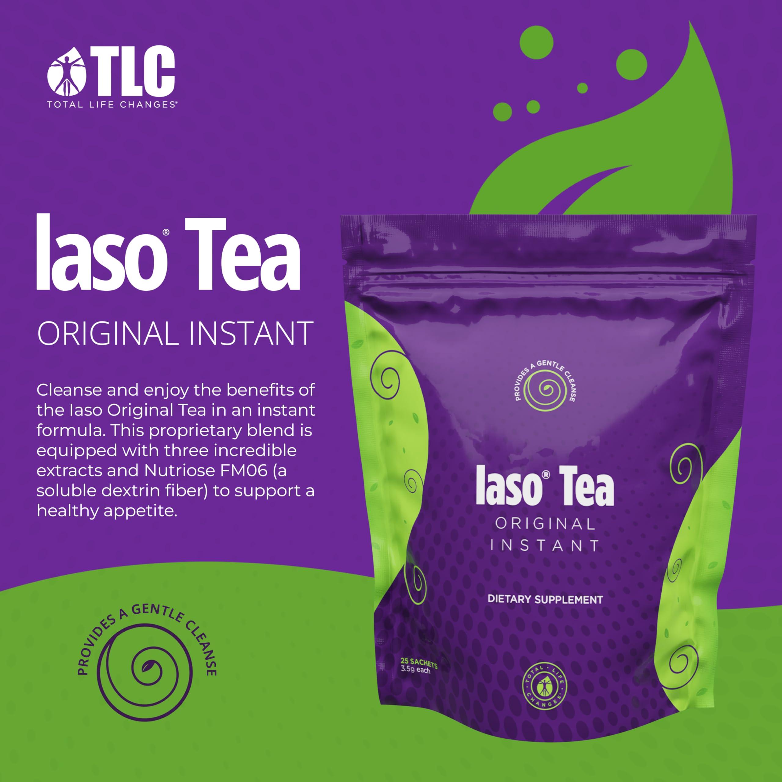 Total Life Changes Total Life Changes Iaso Instant Tea (Original) - Convenient Cleansing Tea for a Balanced Lifestyle, Gentle & Refreshing, 25 Sachets, Pack of 2