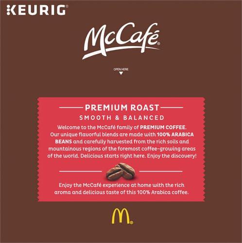 McCafe McCafe Premium Roast, Keurig Single Serve K-Cup Pods, Medium Roast Coffee Pods, 32 Count