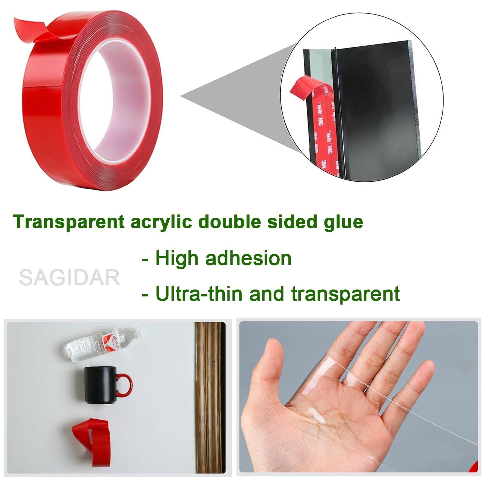 SAGIDAR Metal Threshold Ramps for Doorways, Aluminum Floor Transition Threshold Strip, Transition Board Self Adhesive, Width 10cm, Carpet Edge Strip Multicolor