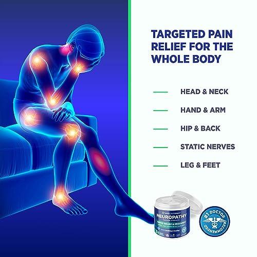 OWELL NATURALS OWELL NATURALS Neuropathy Cream Extra Strength Nerve Relief Cream for Foot, Hands, Legs, Toes with Arnica, Vitamin B6, Aloe Vera, MSM - Made in USA