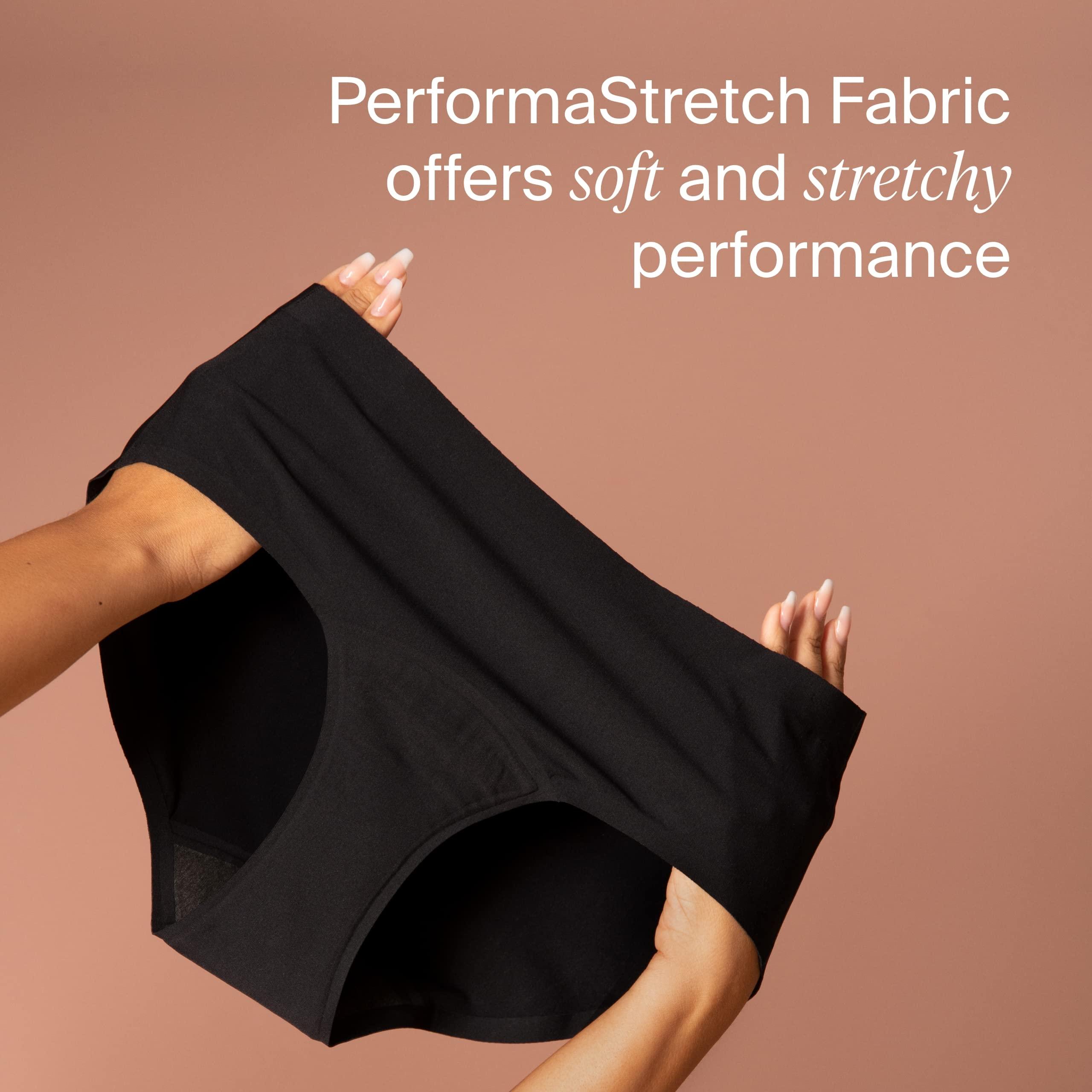 KNIX KNIX Super Leakproof Boyshort - Quick-Dry & Breathable Period Underwear - Menstruation Boyshort Panties with Stretchy Fabric - Alternative to Menstrual Pads - Black, Small (3 Pack)