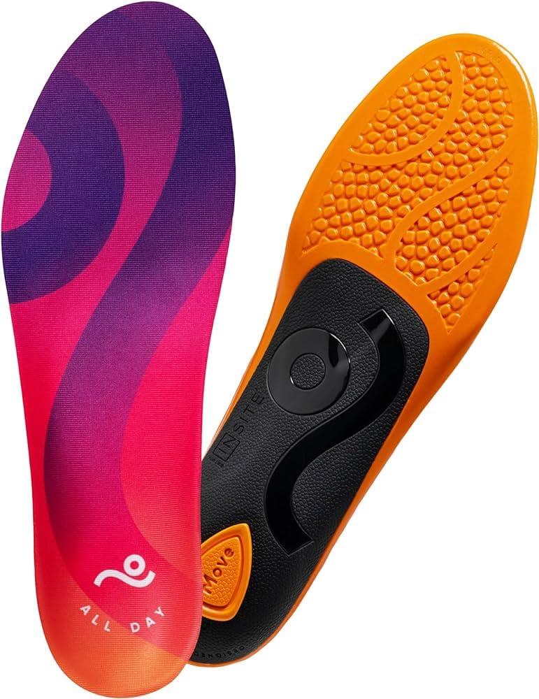 Move MOVE All Day Comfort Insole - Extra Plush Foam Insole for Stress Reduction on Feet, Knees, Back, Shock Absorbing, Walking, Foot Cushion, Comfort, Arch Support, and Work Boots (M9-9.5/W10.5-11)