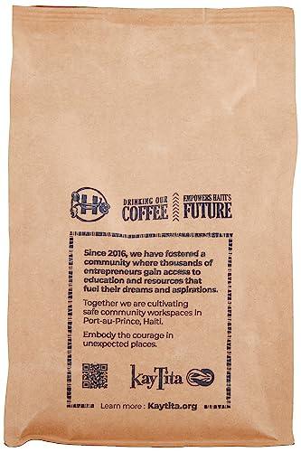 Haiti Coffee Co. Haiti Coffee Co. Haiti & Brazil Blend, Medium Roast Organic Whole Beans, Flavor Notes of Roasted Almond, Caramel, and Molasses (Sanctuary, 12 Ounce)