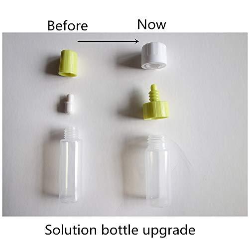 Erewa 4 Pack Colorful Contact Lens Case Kit with Mirror Durable, Compact, Portable Soak Storage Kit