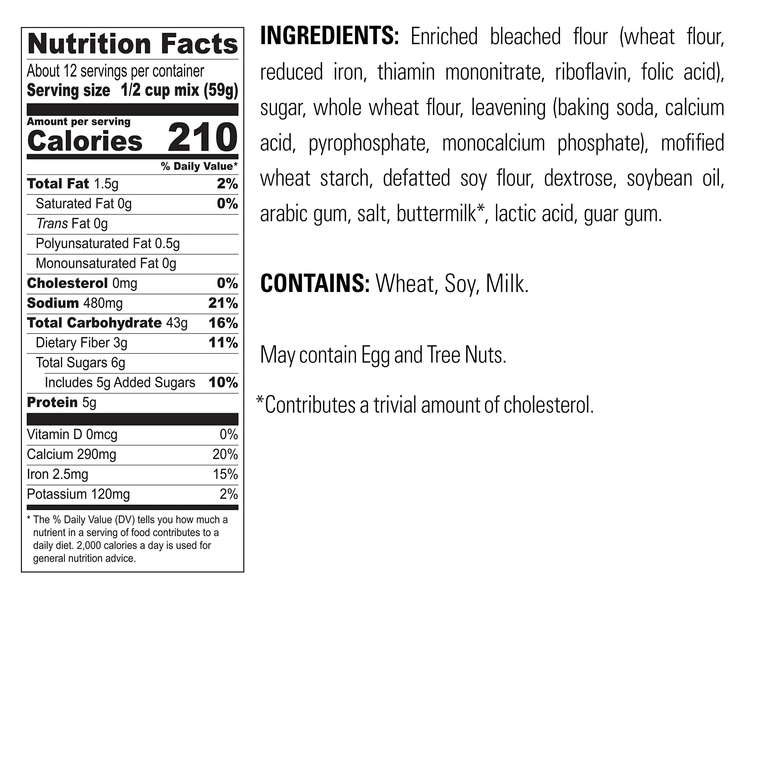 Krusteaz Krusteaz Heart Healthy Pancake, 25.2 Oz