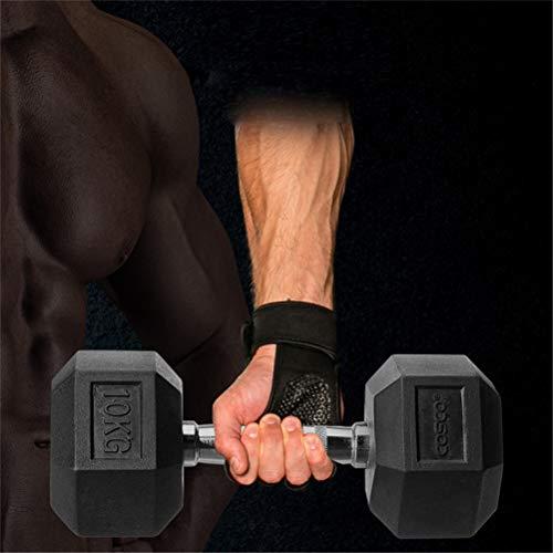 N-A Cross Training Gloves Non-Slip Palm Silicone Weight Lifting Glove to Avoid Calluses Perfect for WODs & Weightlifting with Wrist Wrap Support, Ideal for Both Men & Women Black