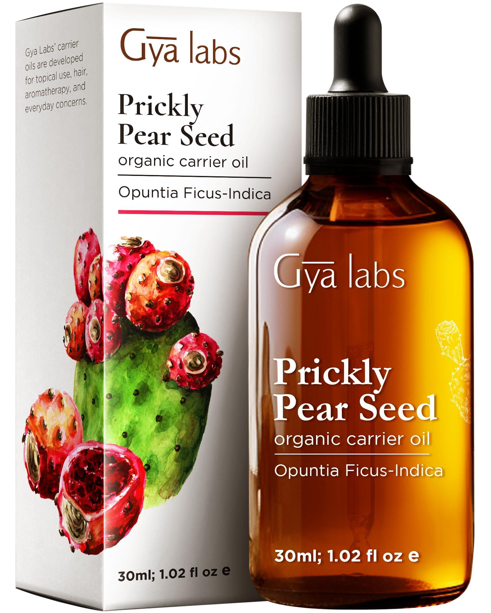 Gya Labs Gya Labs Organic Prickly Pear Seed Oil for Face - 100% Pure Natural Prickly Pear Carrier Oil for Skin, Hair, Nails (1 Fl Oz)