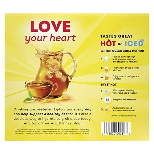 Lipton Lipton Black Tea Bags, 100% Natural Tea, 100 ct
