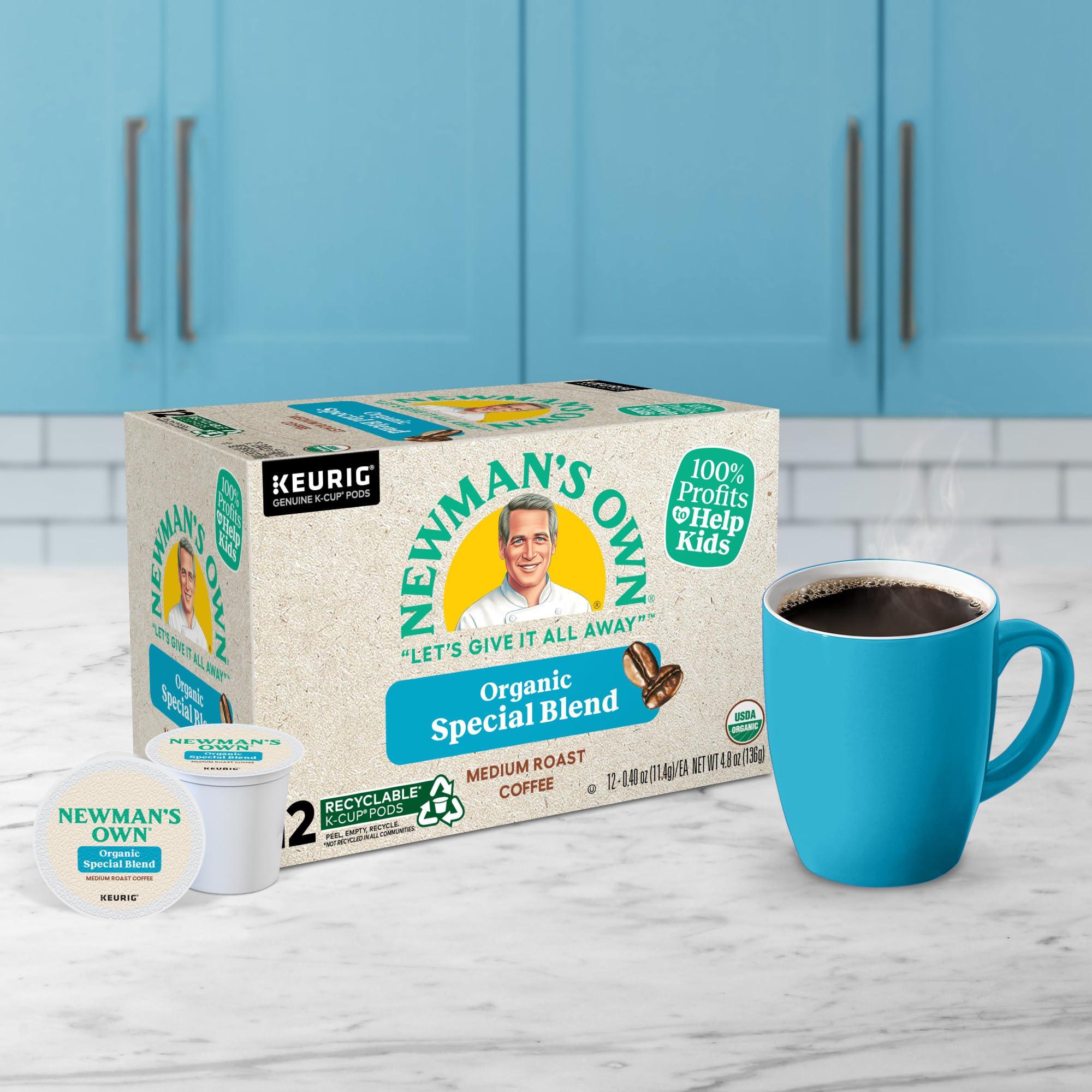 Newman's Own Newman\'s Own Organics Special Blend Keurig Single-Serve K-Cup Pods, Medium Roast Coffee, 72 Count