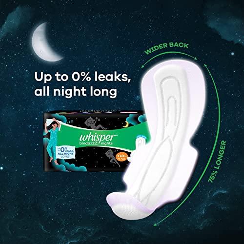 WHISPER Whisper Ultra Night Sanitary Pads for Women, XXXL 20 Napkins