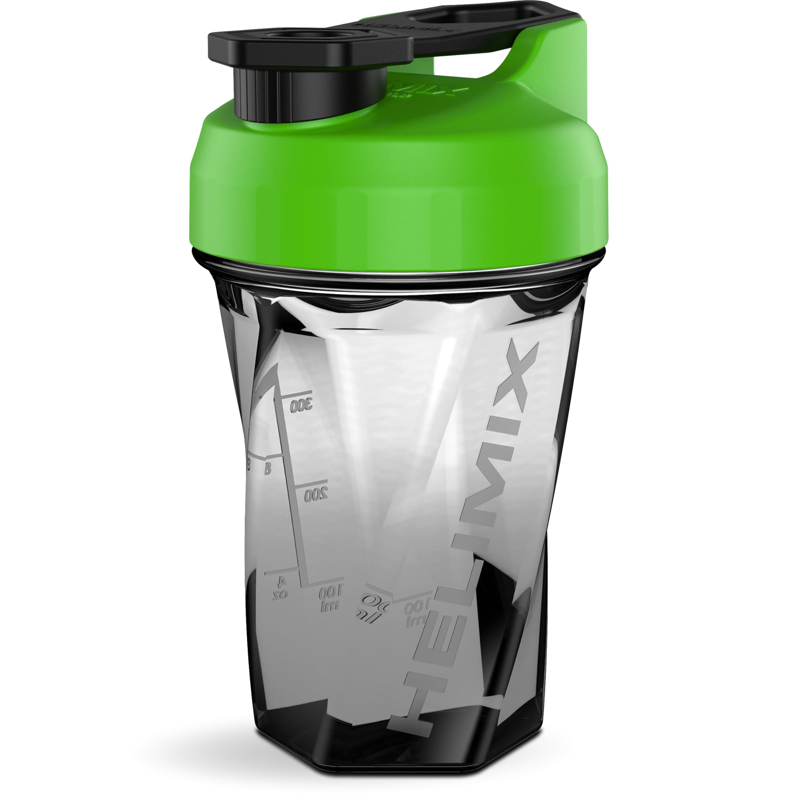 HELIMIX HELIMIX 1.5 Vortex Blender Shaker Bottle Holds Upto 20oz | No Blending Ball or Whisk | USA Made | Portable Pre Workout Whey Protein Drink Shaker Cup | Mixes Cocktails Smoothies Shakes | Top Rack Safe
