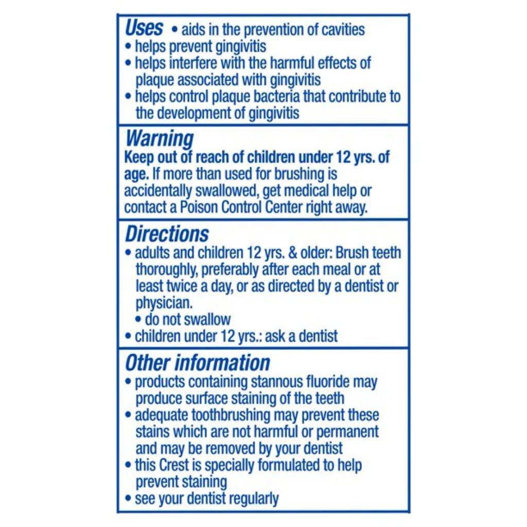 Crest Crest Premium Plus Anti-Bacterial Toothpaste, Smooth Peppermint Flavor 7.0 oz (Pack of 3)