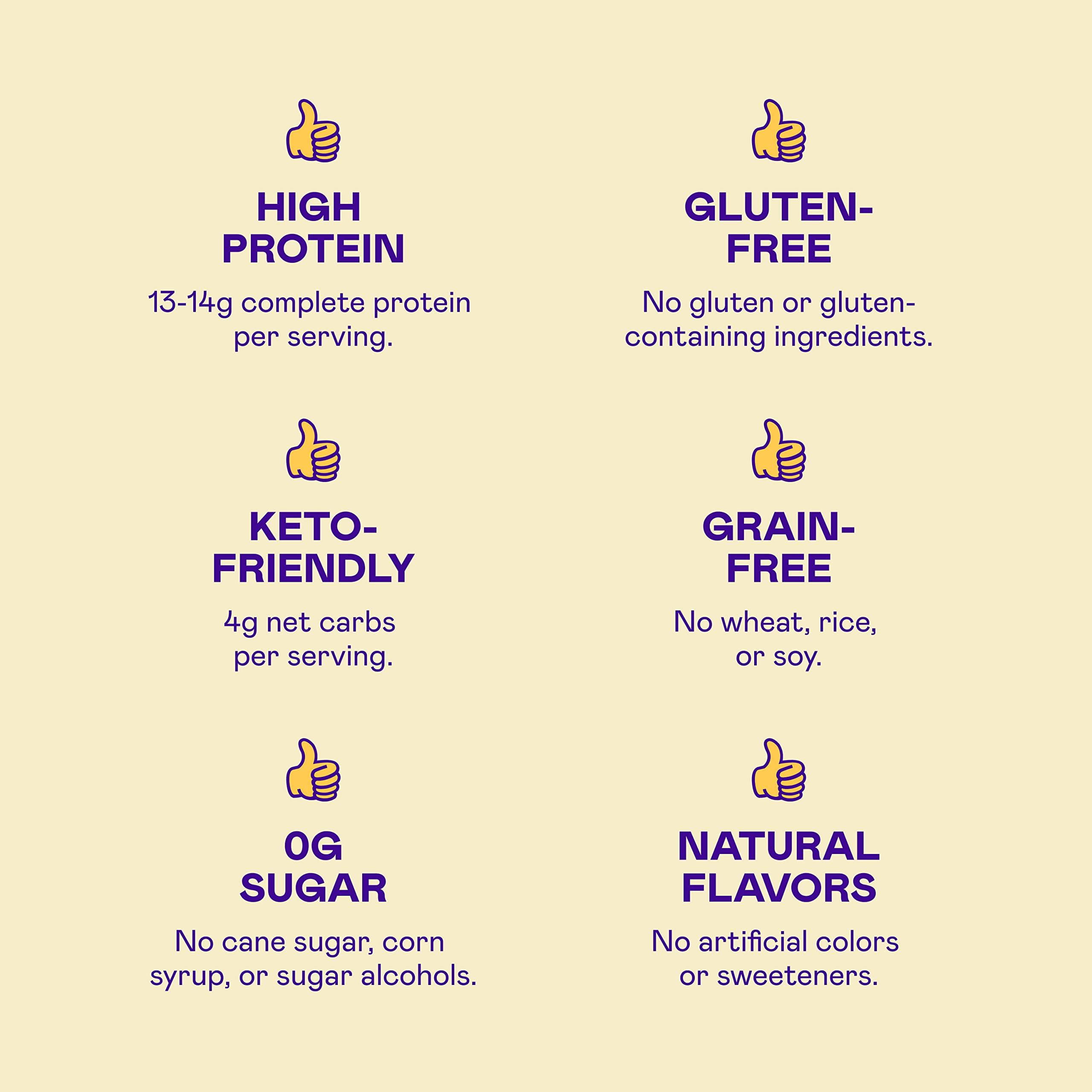 Magic Spoon Magic Spoon Cereal, Variety 4-Pack of Cereal - Keto & Low Carb Lifestyles, Gluten & Grain Free, High Protein, 0g Sugar