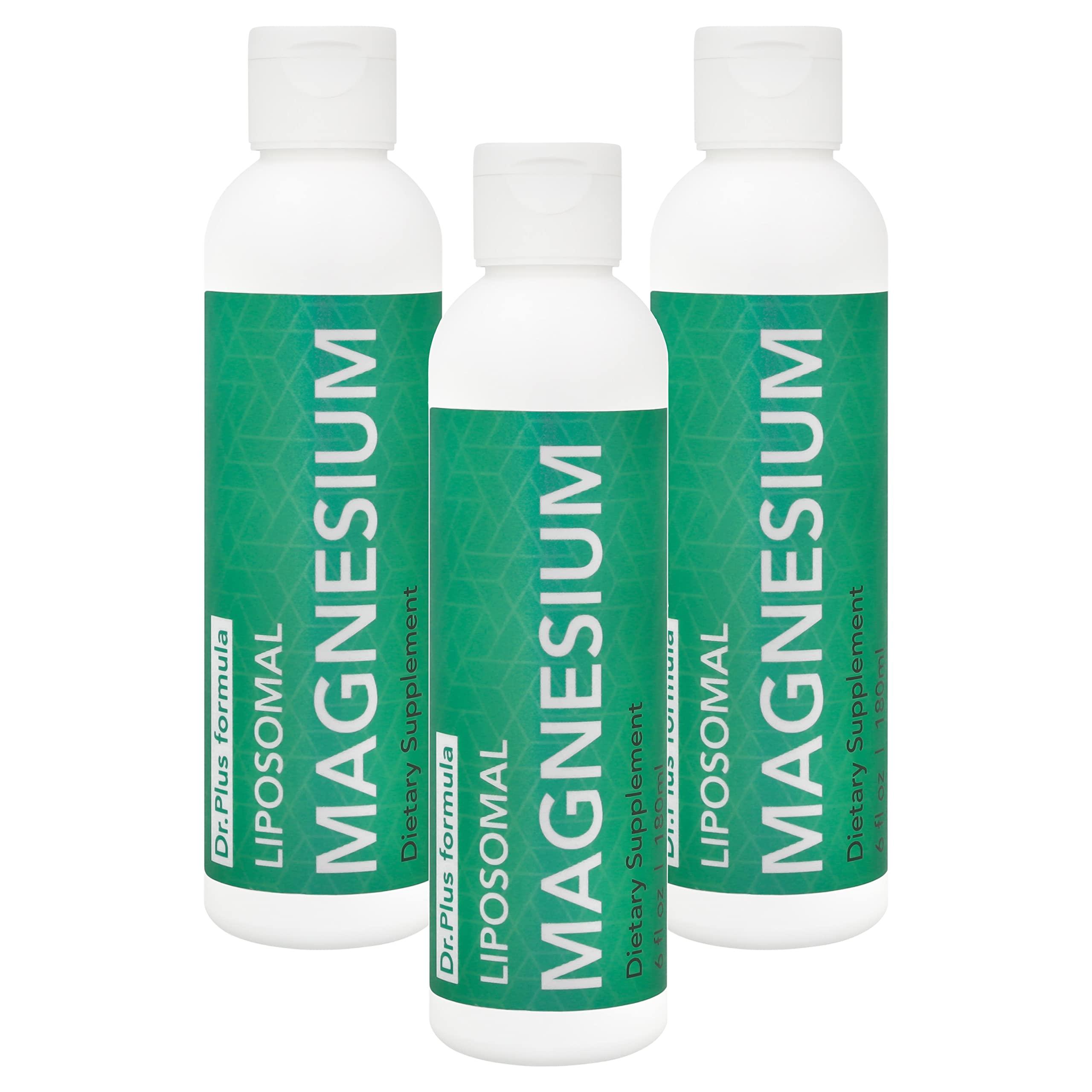 Dr.Plus + Liposomal Magnesium 200mg Liquid, 6 fl oz, Made in USA (3)