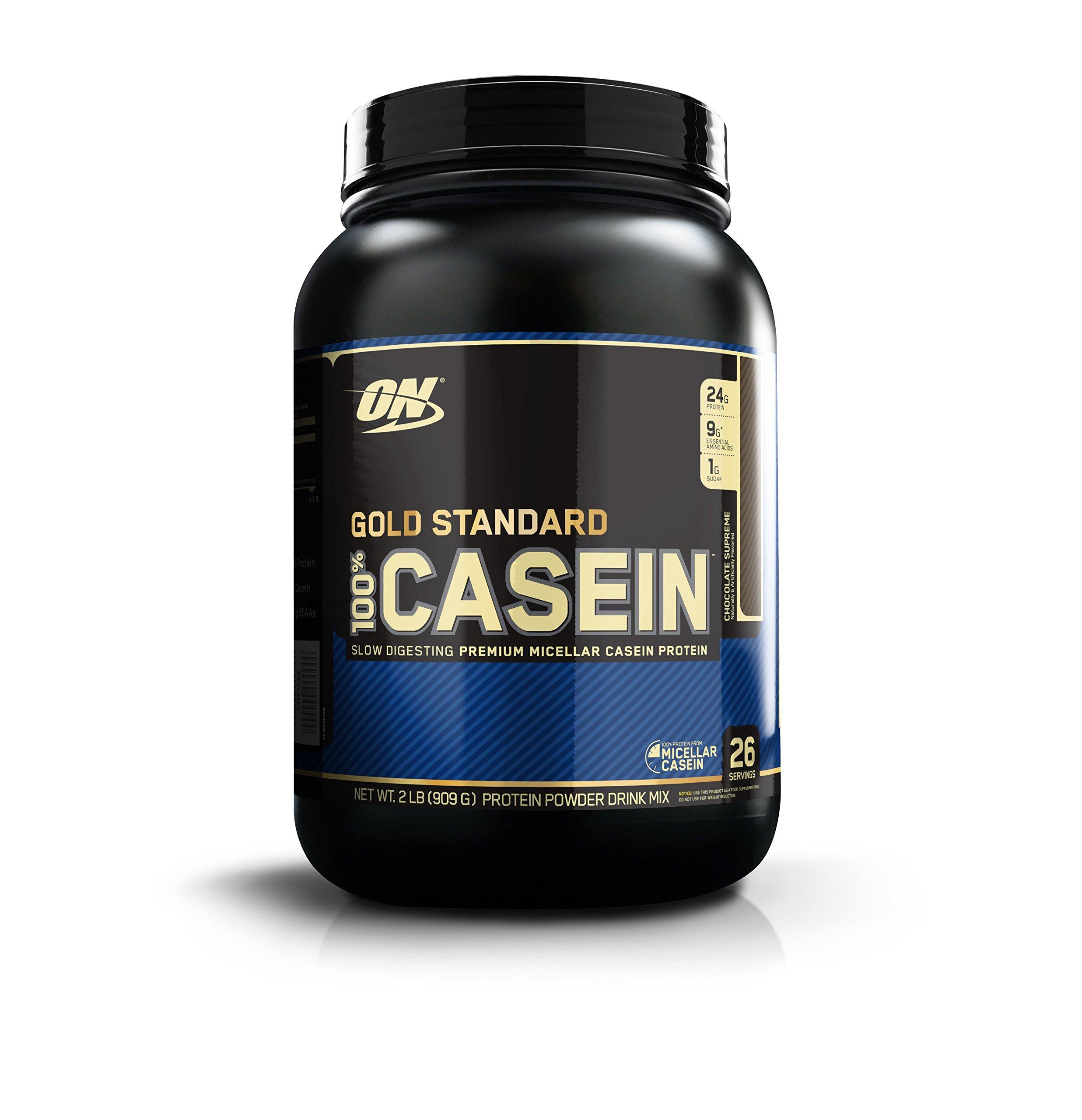 Optimum Nutrition Optimum Nutrition Gold Standard 100% Casein Protein Powder, Chocolate Supreme, 2 Pound