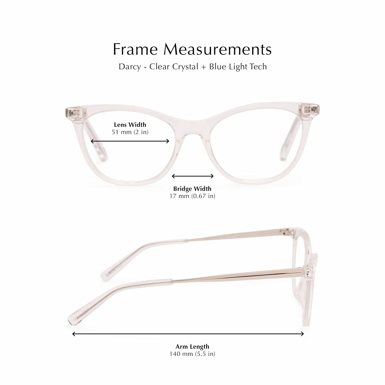 DIFF DIFF Reading glasses for Women, Lightweight Oversized Readers Darcy 1.5 designer blue light glasses with magnification, Clear Crystal