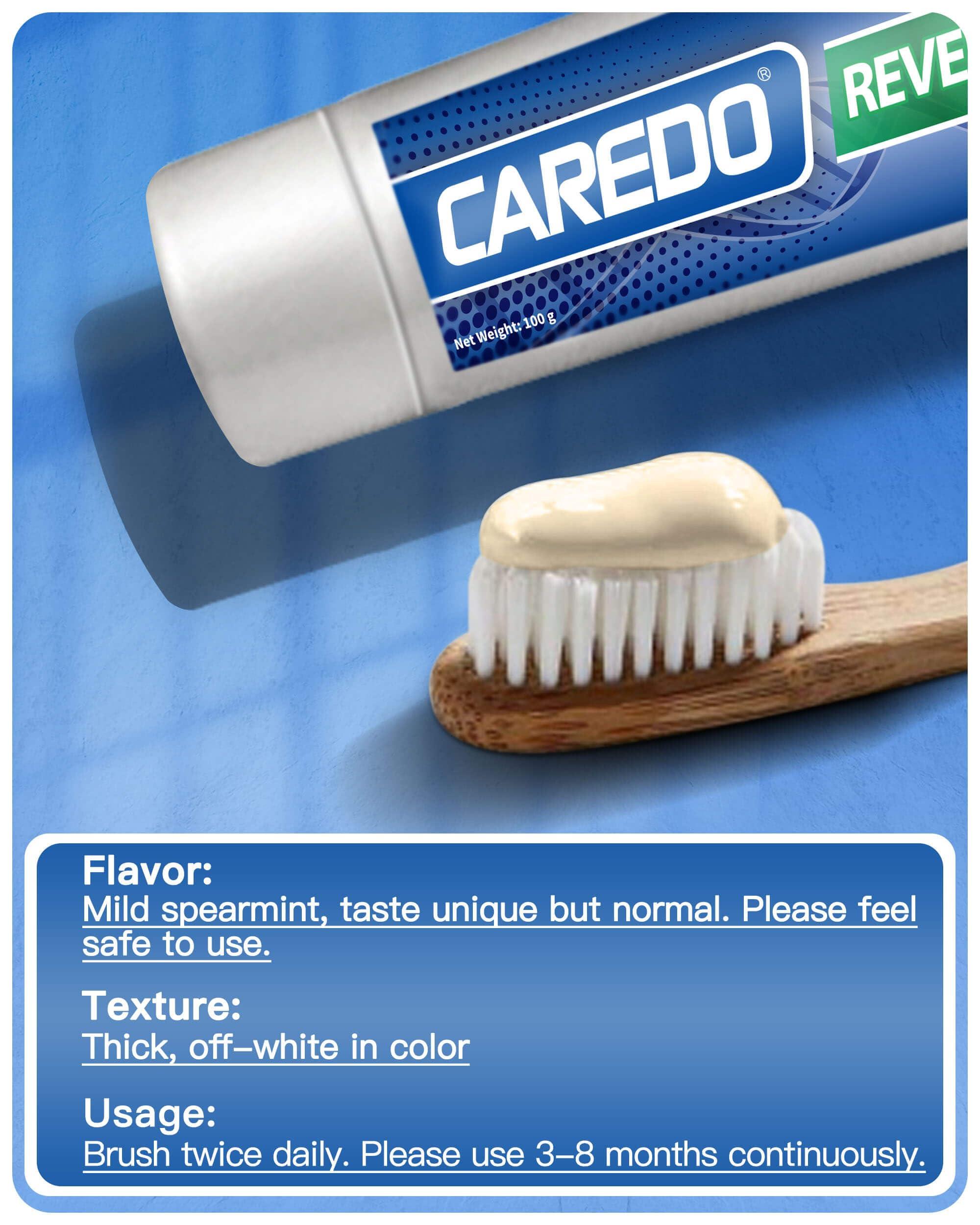 CAREDO CAREDO Cavity Repair Toothpaste Set for Adults, 16g Pulpitis Ointment for Tooth Decay Pain & 100g Hydroxyapatite Toothpaste for Home Cavity Repair, Fluoride Free