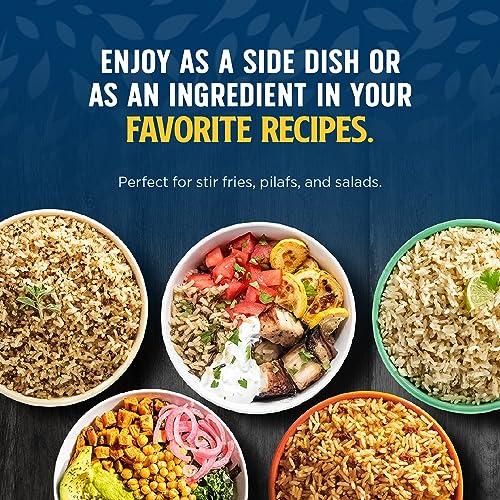 Lundberg Lundberg Family Farms - Brown Long Grain Rice, Rich & Nutty, Firm Texture When Cooked, 100% Whole Grain, High in Fiber, Vitamins & Minerals, Pantry Staple, Gluten-Free, Non-GMO, Vegan, Kosher (32 oz)