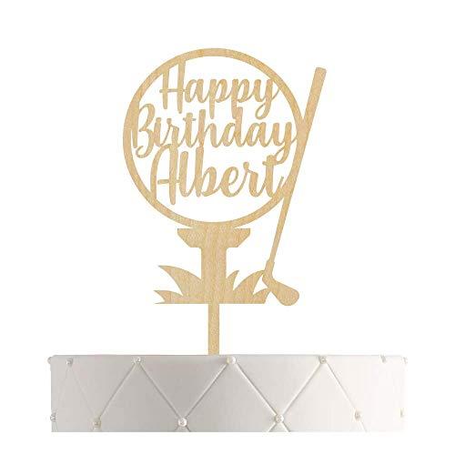 Just Customized Personalized Birthday Cake Topper With Customized Name and Age