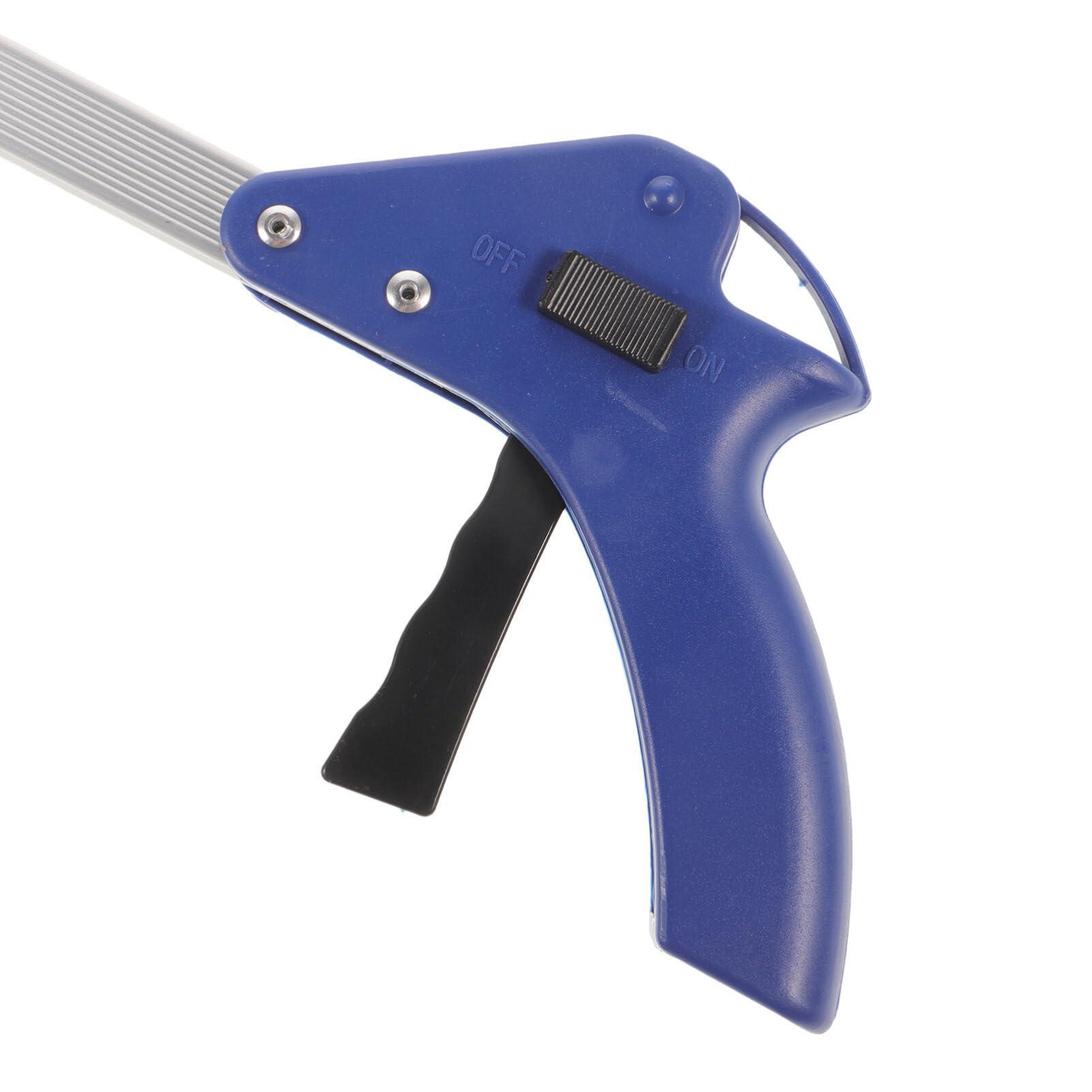 Garneck Garneck Trash Grabber Folding Trash Tongs Outdoor Fireplace Tools Trash Pick Clips Pincher Grab Tool Rubber Charcoal Handle Elder Grabber Pickup Tool