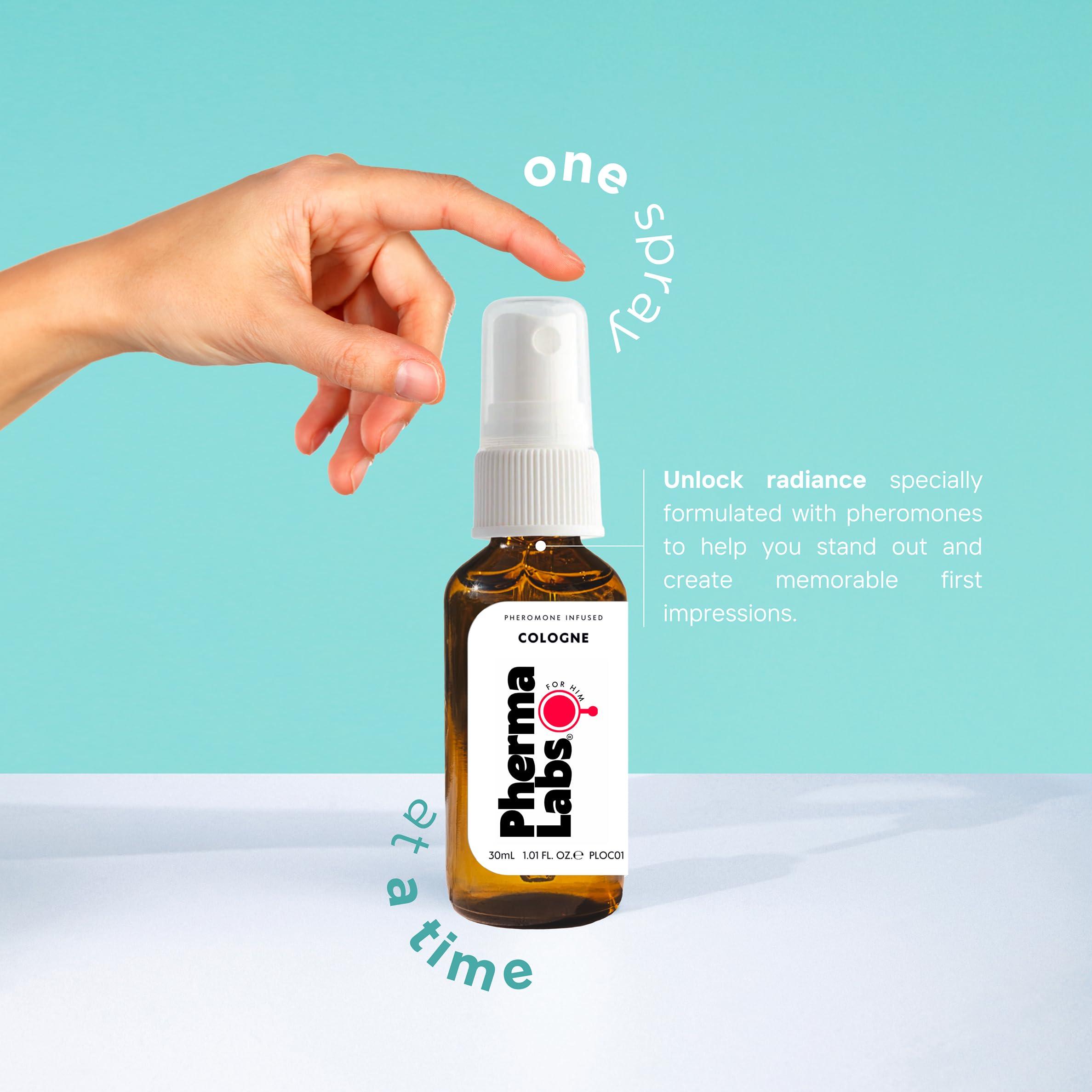 PHERMALABS PHERMALABS Atraer Mujer Colonia con Feromona - Todo El Dia Fragancia - Sexo Feromonas Humanas botella de 1oz