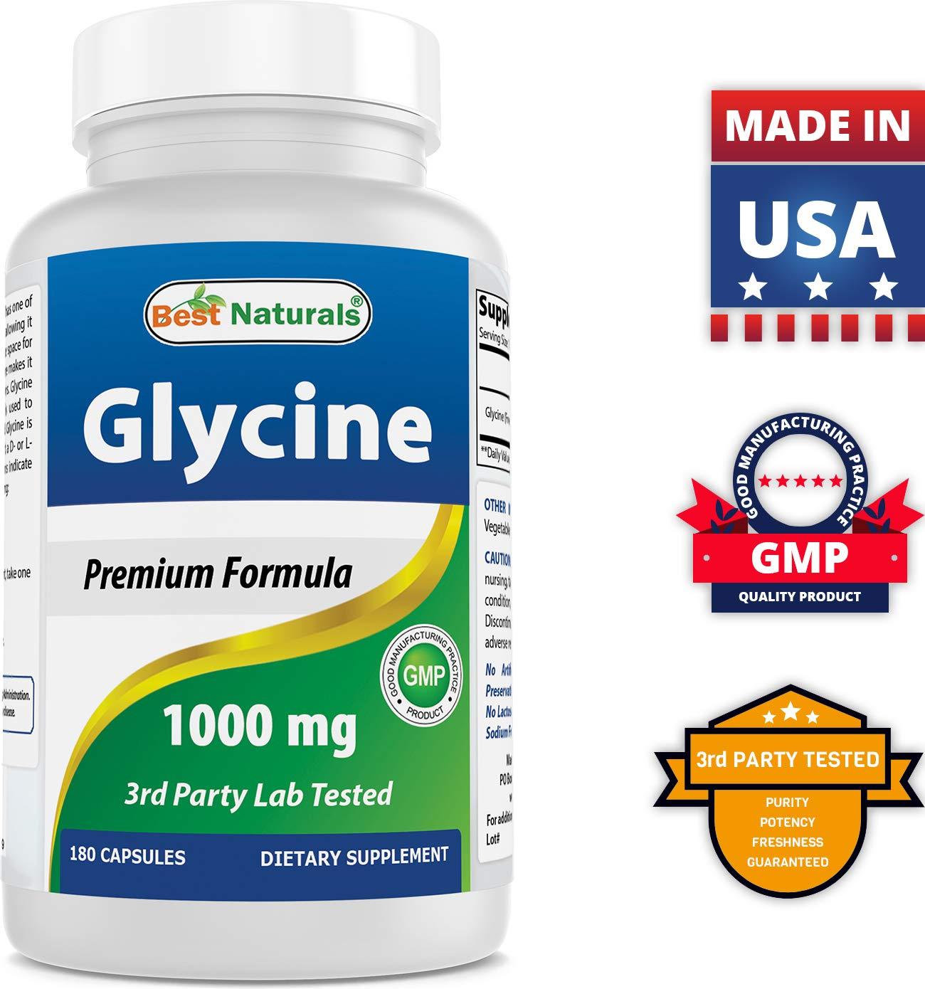 Best Naturals Best Naturals Glycine Supplement 1000 Mg & Inositol Powder 1 Lb