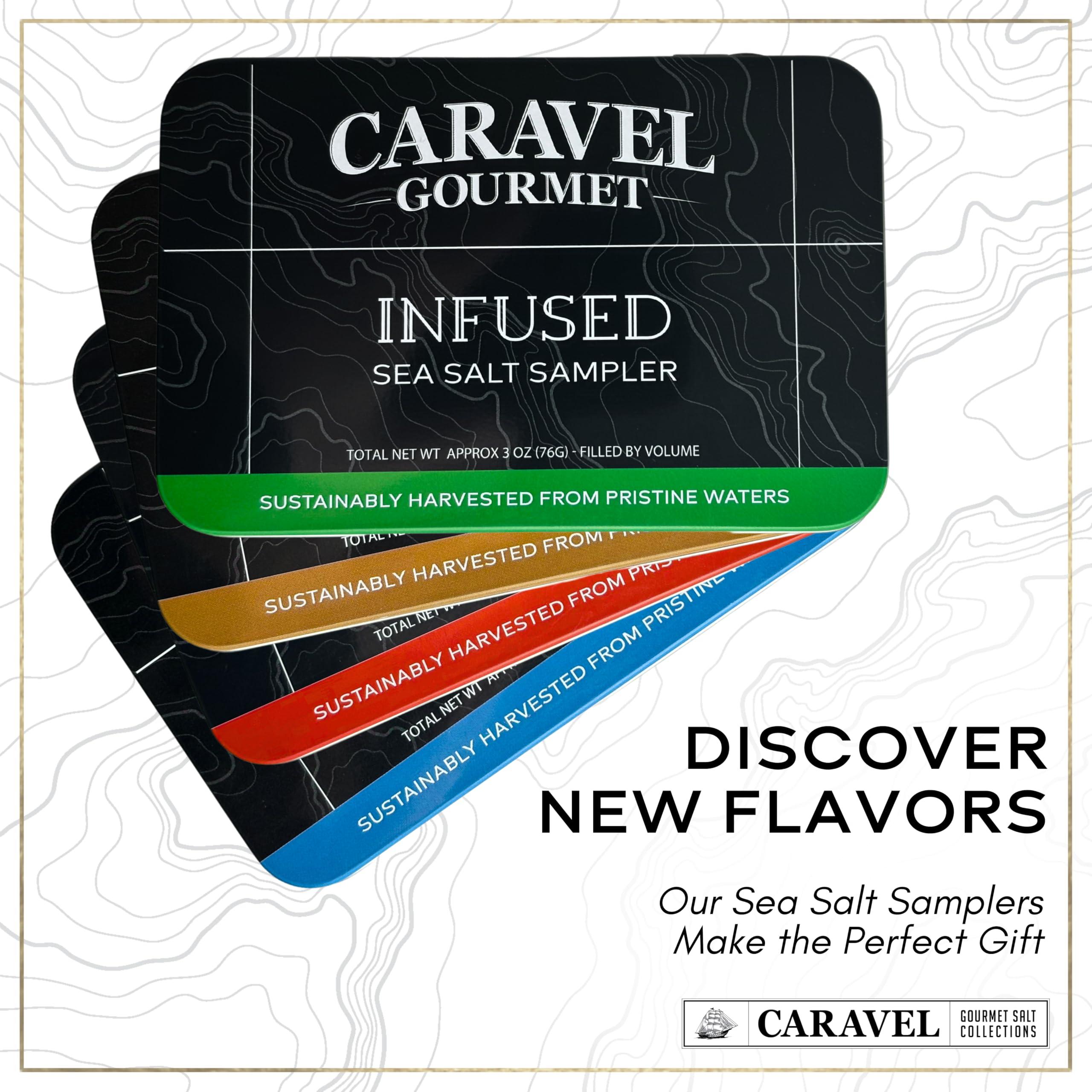 Caravel Gourmet Truffle Sea Salt - 4 oz Jar 3-Pack
