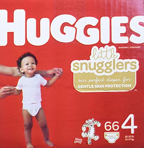 HUGGIES Huggies Little Snugglers Diapers, Size 4