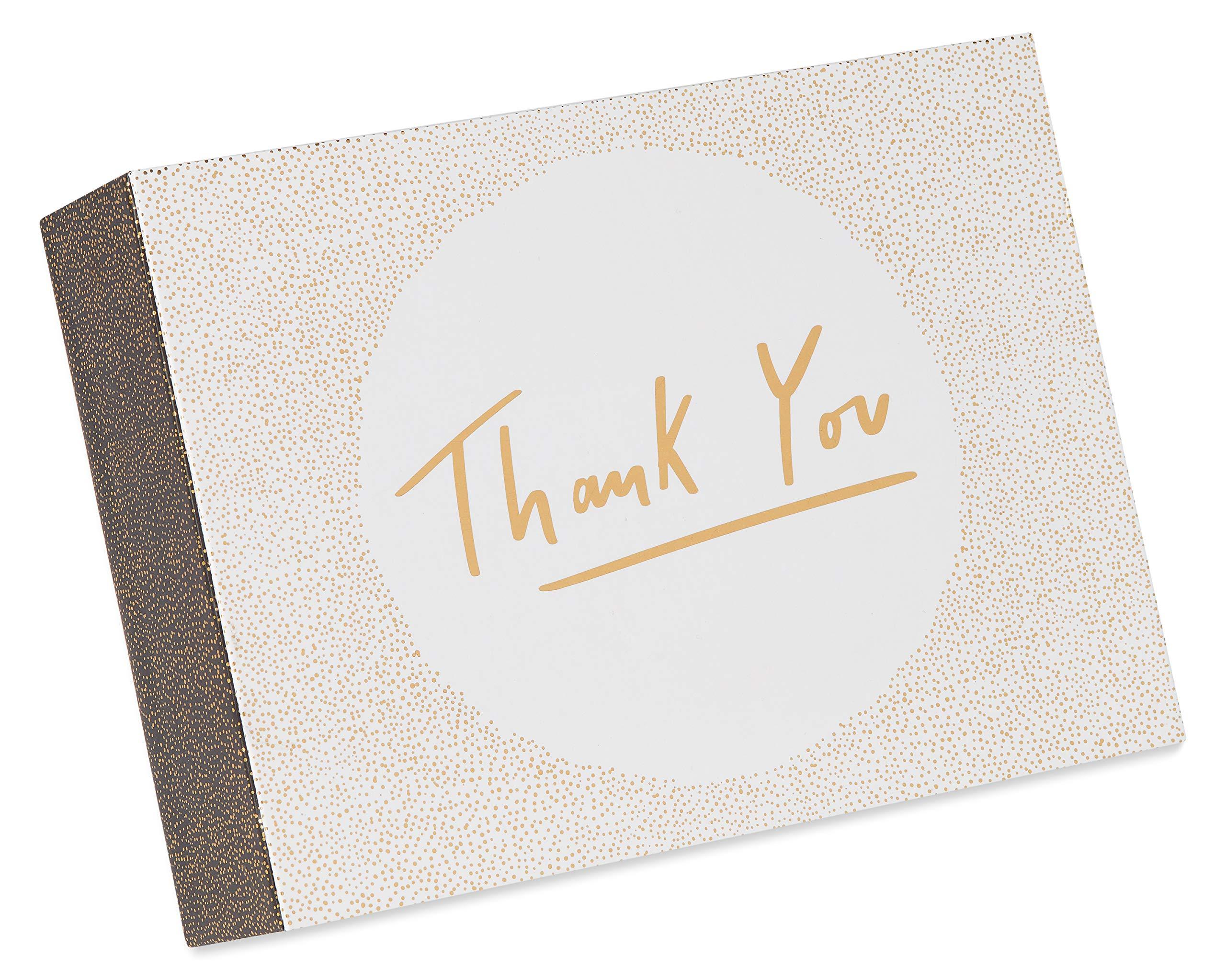 Papyrus Papyrus Blank Cards with Envelopes, Gold, Black and Cream (16-Count)