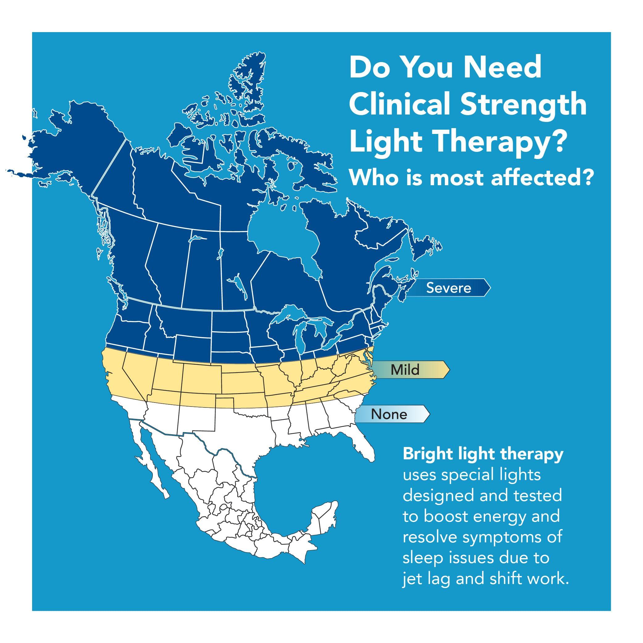 Carex Carex Day-Light Sky Bright Light Therapy Lamp - 10,000 LUX Light Therapy Lamp at 12 Inches, Sunlight Lamp, Daylight Lamp, Therapy Light for Low Energy Levels, White