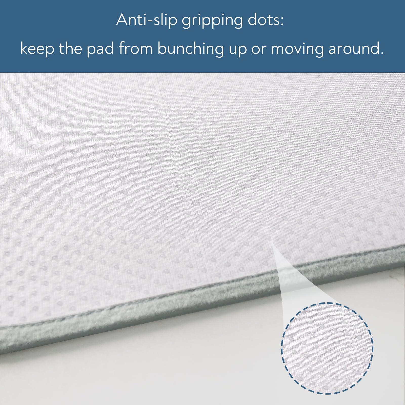 Magik & Kover Waterproof Chair Pads for Incontinence, 4 Pack Reusable Seat Protector Pads 22\" x 21\", Non-Slip Absorbent Wheelchair Pad Covers, Washable Chair Pads for Adults, Kids & Pets - Grey