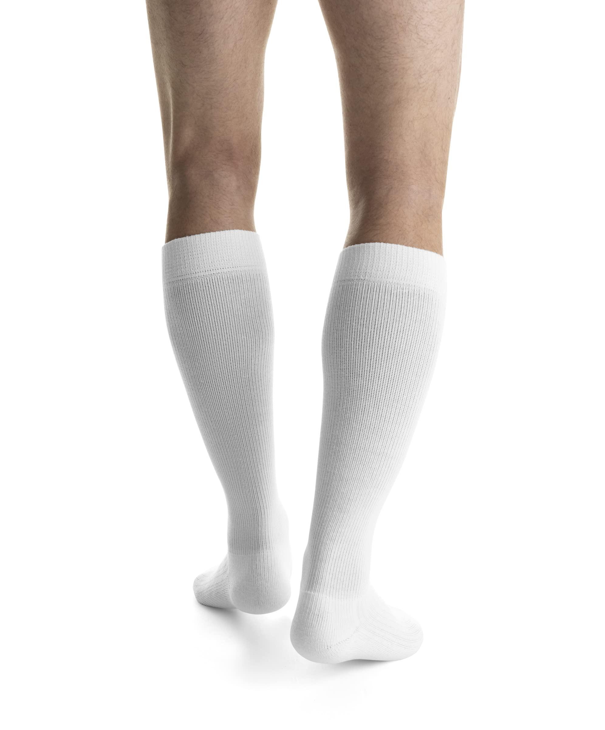 JOBST JOBST 110530 BSN Medical Activewear Sock, Closed Toe, 30-40mmHg, XLFC, White