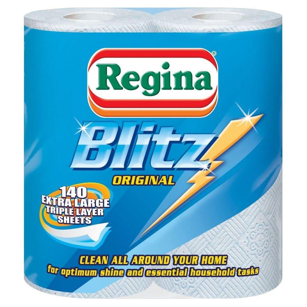 Regina Regina Blitz Kitchen Towel - 70 Sheets per Roll (2) - Pack of 6