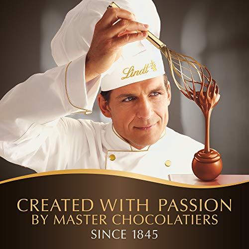 Lindt Lindt LINDOR 60% Extra Dark Chocolate Truffles, Dark Chocolate Candy with Smooth, Melting Truffle Center, Great for gift giving, 5.1 oz. Bag (6 Pack)