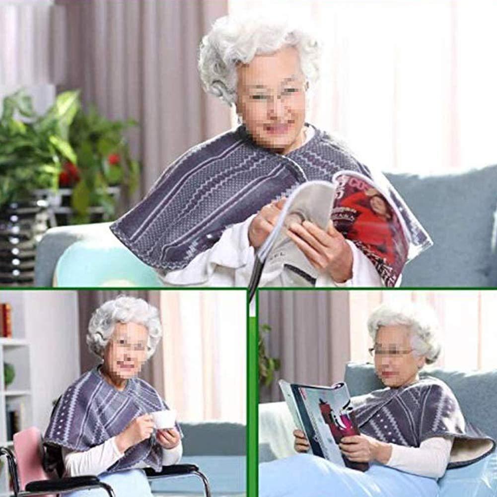 YUSIWOAL YUSIWOAL Wheelchair Elderly Care Warm Shawl, Shoulder Warm Blanket, Bedridden Patient Care Shoulder Warm, Patients Elders Warm Care