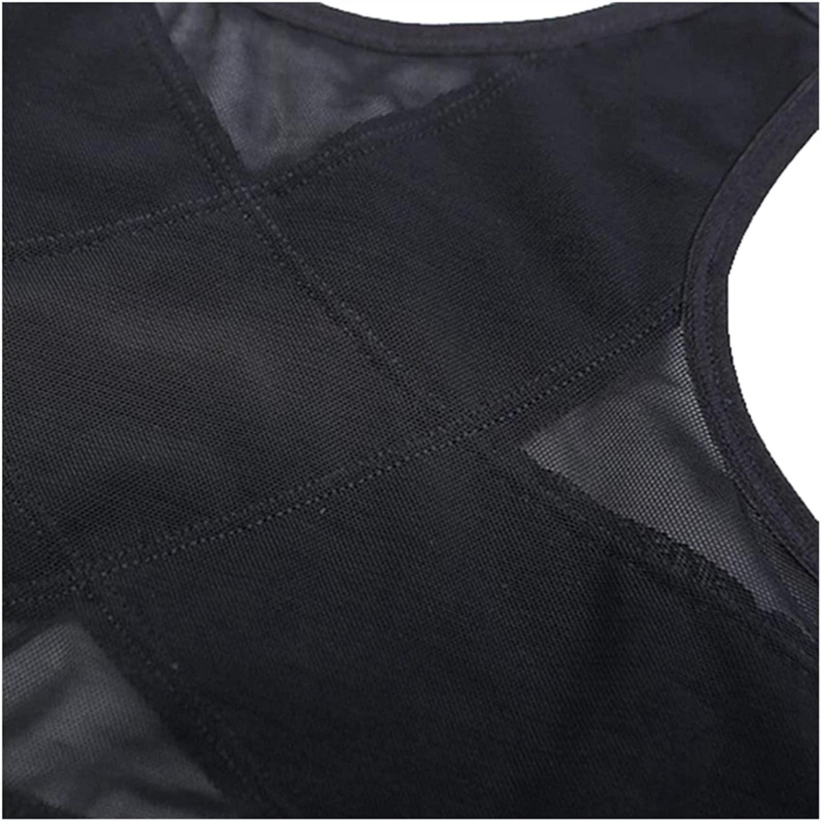 WANGPIN Back Support Posture Corrector Bra for Women Plus Size Corset Breathable Underwear Top Sports Yoga Vest Bras (Color : White, Size : 5X-Large)