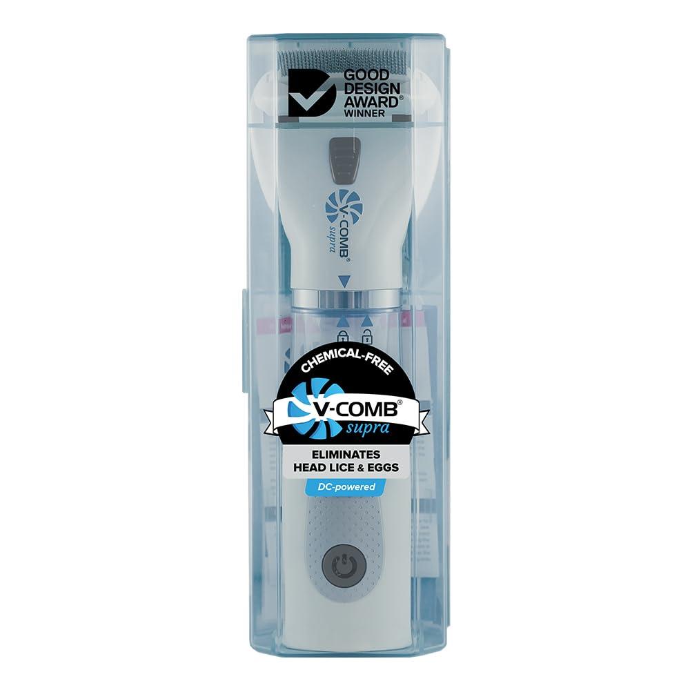 V-Comb V-Comb Supra - Head Lice and Egg Remover - Pesticide and Chemical Free - 100% Natural Treatment