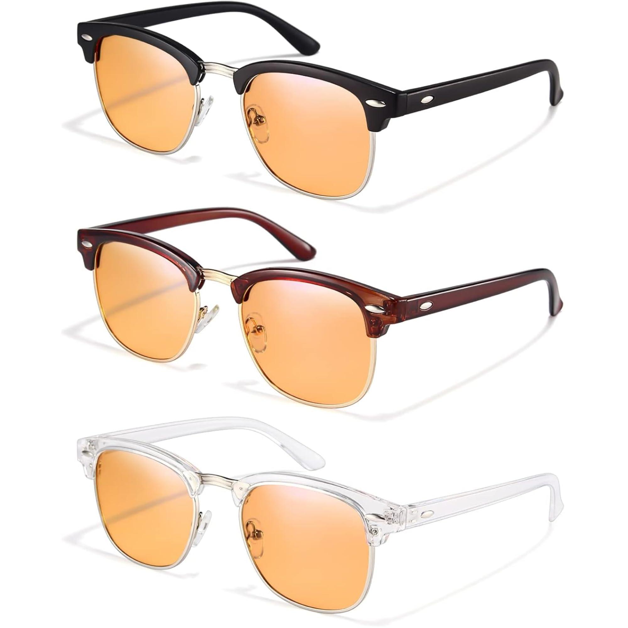 racico racico Computer Blue Light Blocking Glasses Blue Light Glasses Men Women, Anti Blu-Ray Clear Gaming Glasses Lenses