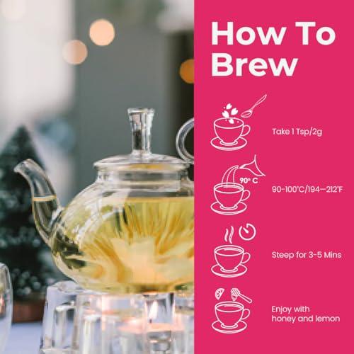 BLUE TEA BLUE TEA - Lotus Flower Tea - 1.40 Oz (Pack of 2)