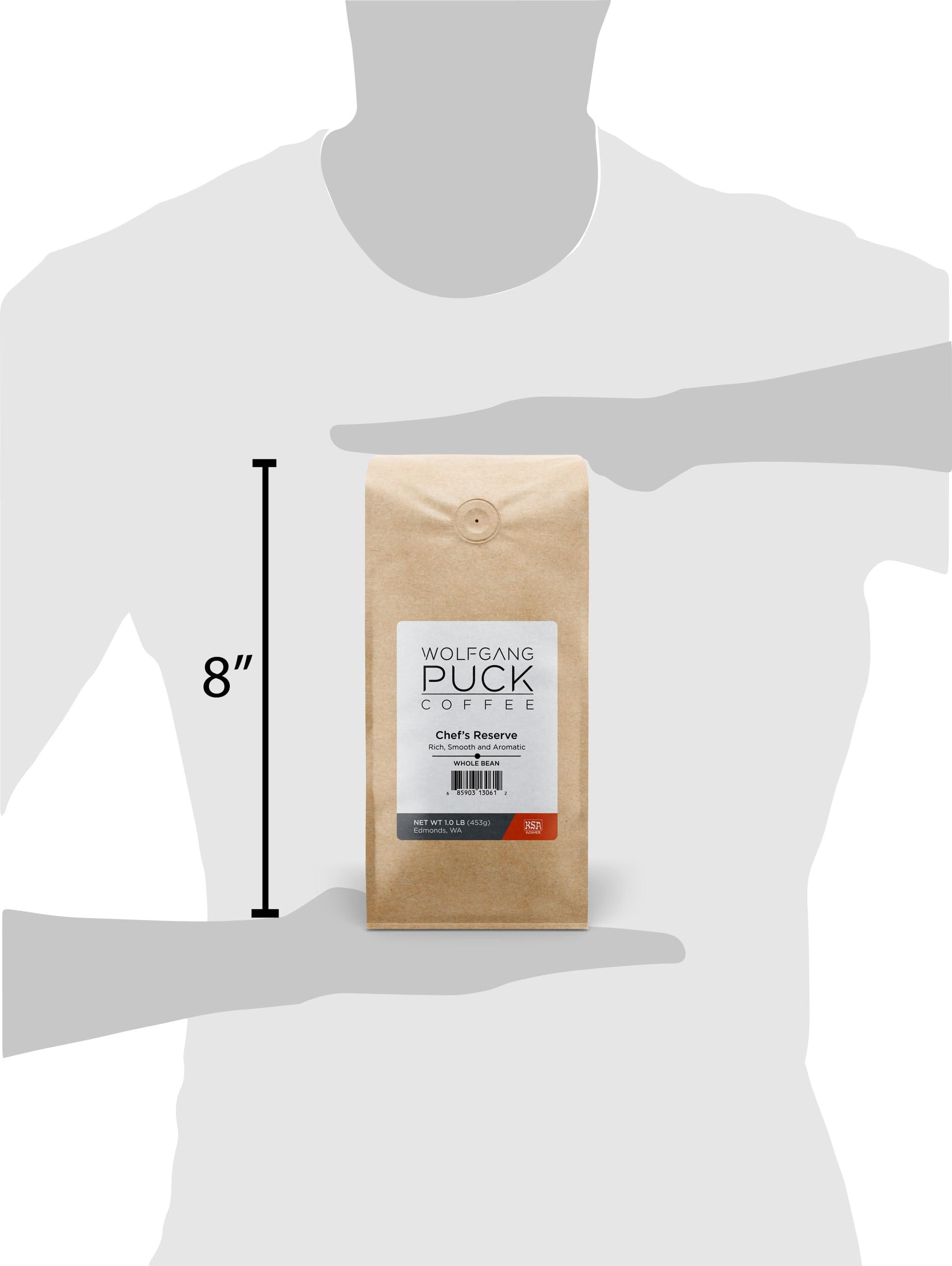 Wolfgang Puck Wolfgang Puck Coffee Chef\'s Reserve, Whole Bean, 6 x 1lb. (013861)