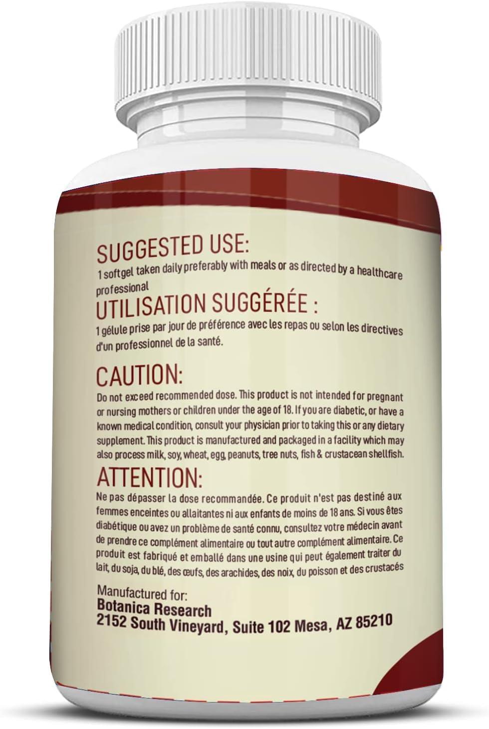 Botanica Research PhosphatidylCholine Complex an All-Natural Nootropic Formula for Brain Health, Liver & Cognitive Support - 60 Phosphatidyl Choline Capsules by Botanica Research
