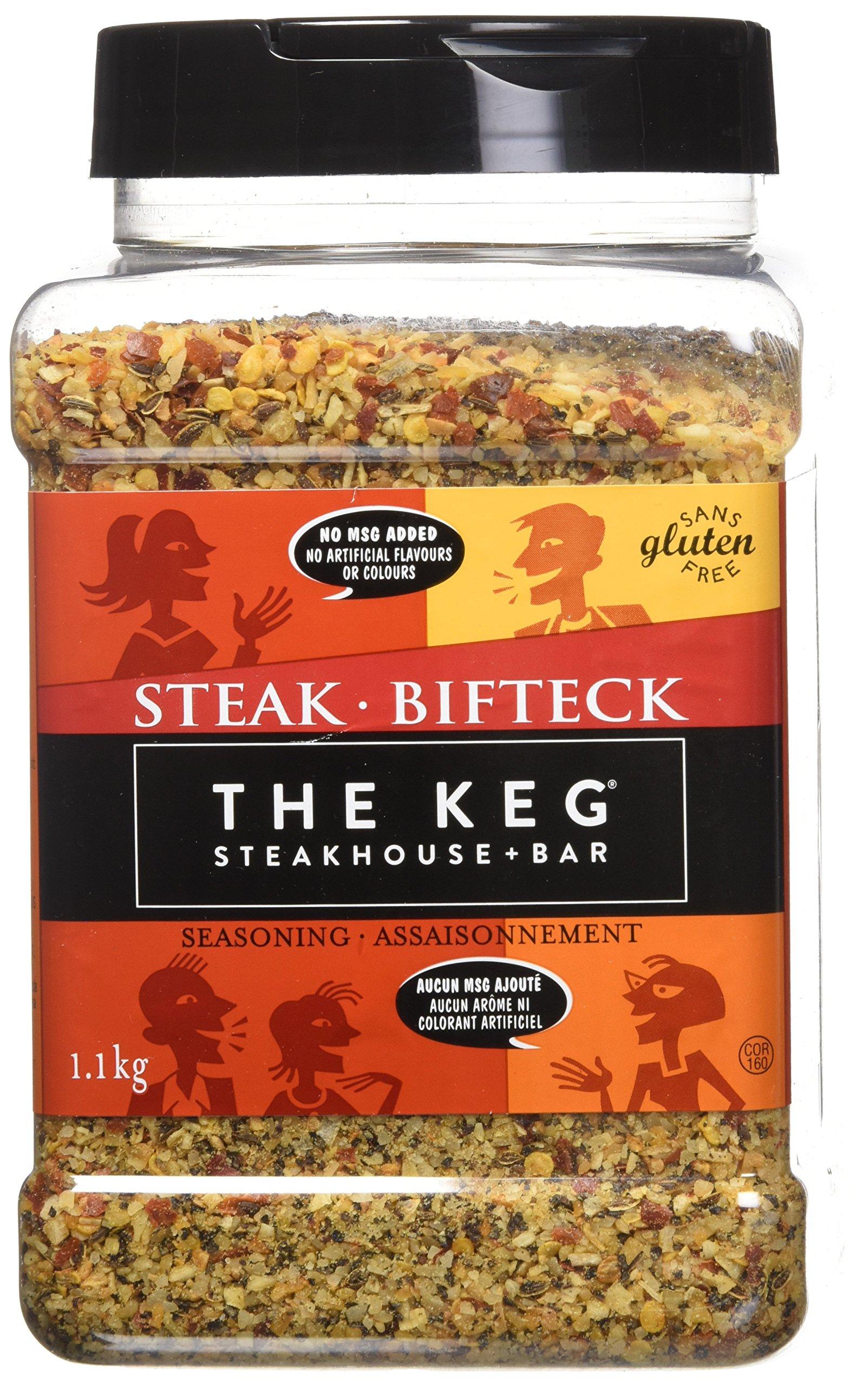 The Keg The Keg Steakhouse Steak Seasoning Gluten Free No MSG Added - 1.1kg | 38.8oz {Imported from Canada}