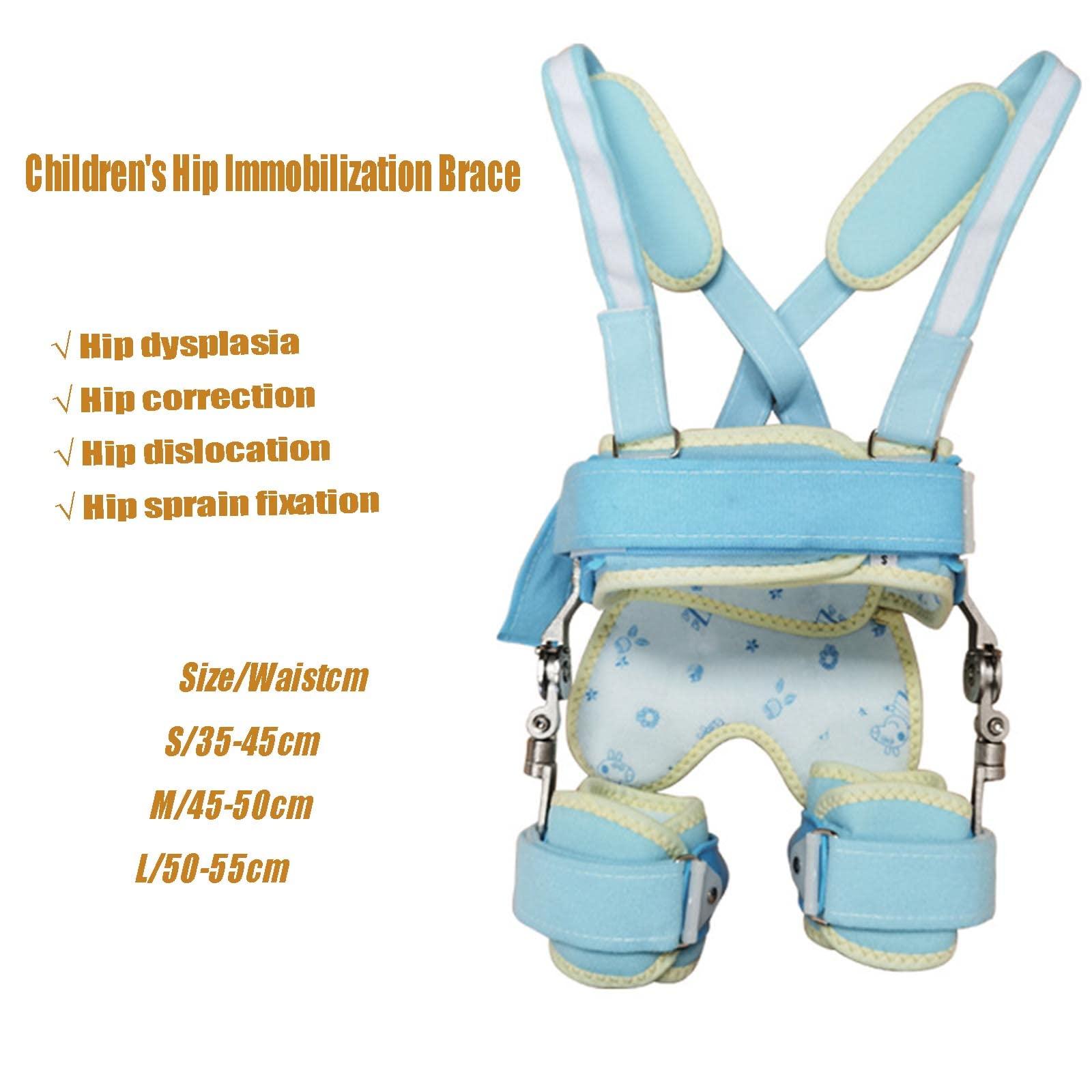 WYSWDJ WYSWDJ Adjustable Hip Abduction Fixation Brace, Children's Hip Joint Dislocation of Hip Abduction Orthosis, Post Op Hip Brace, Suitable for Children Under 4 Years Old,A,S