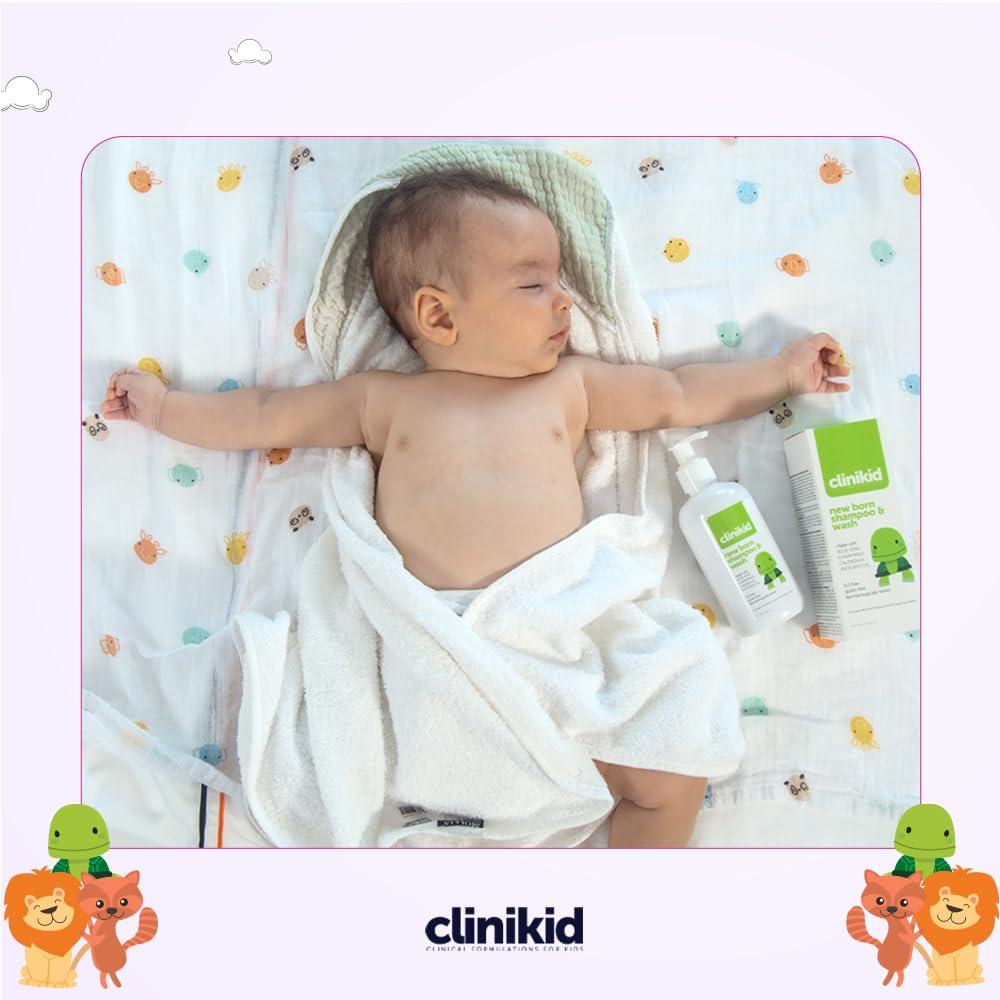 Clinikid Clinikid My Baby\'s Daily Need Kit, Baby Lotion and Baby Wash Set, Baby Kits for Newborns, Gentle Skin Care