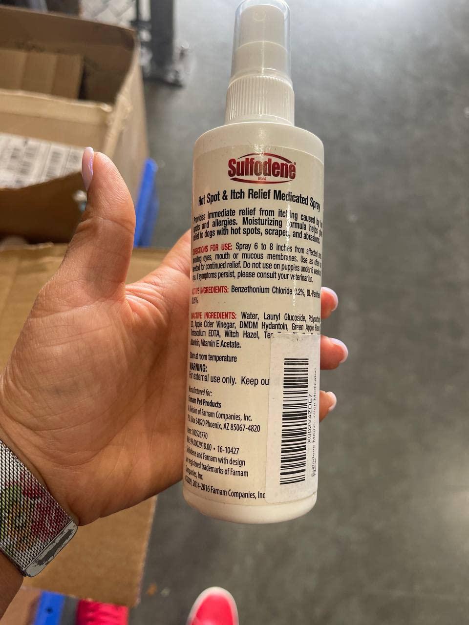 Sulfodene Sulfodene Medicated Spray (8 oz) Hot Spot and Itch Relief And Helps prevent infection Medicated