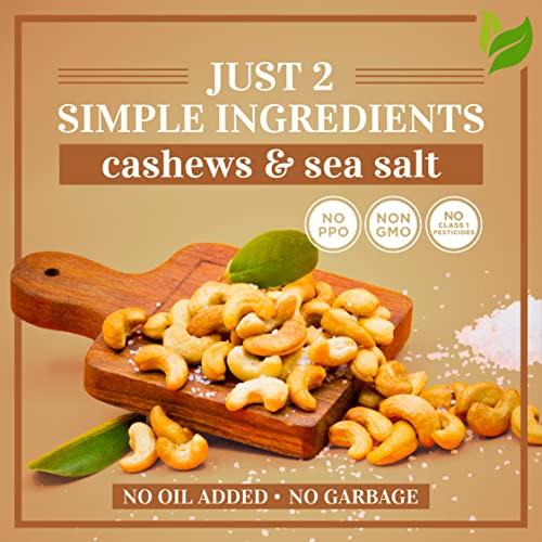 I'M A NUT Oven Dry Roasted Fancy Cashews with Sea Salt-48 oz (3 lb) | Whole Cashews | No Oil | No PPO | Vegan and Keto Friendly | Made from Natural Cashews