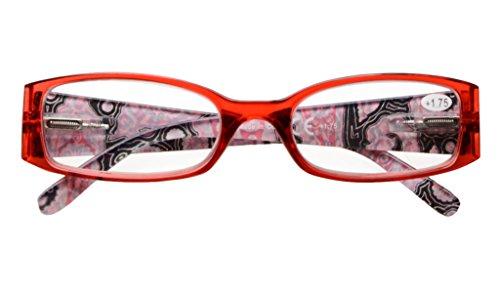 Eyekepper Eyekepper 5 Pairs Tiger Pattern Design Reading Glasses for Women Reading Inlcude Reader Sunglasses +0.50 Reading Eyeglasses