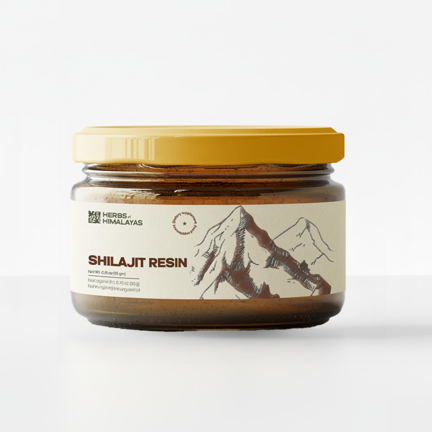 Herbs of Himalayas Herbs of Himalayas Shilajit Resin – Natural Strength (20 g)