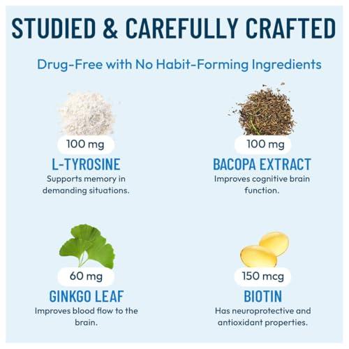 Provasil Provasil Maximum Strength Supplement Boosts Memory, Intensifies Focus, Increases Mental Performance, Provides Complete Nutritional Support for Multiple Aspects of Cognitive Health (60 Tablets)